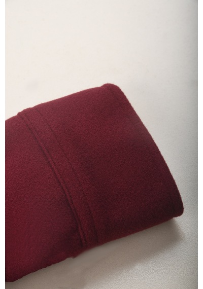 Deepsea Erkek Bordo Kaşe Ceket Mont Rahat Kesim Cepli Çıtçıtlı Ceket 2500559 Bordo