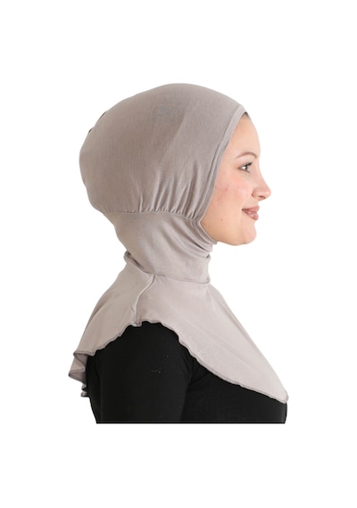 Modish Group Kadın Boyunluklu Hijab Tesettür Pratik Spor Bone - Sarı Açık Vizon