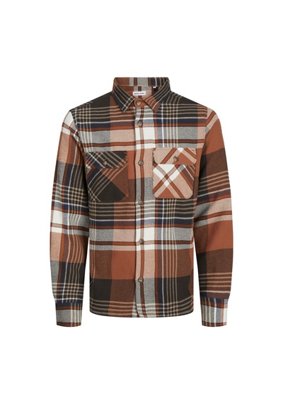 Jack & Jones Jack&jones Erkek Gömlek 12261170 Kahverengi