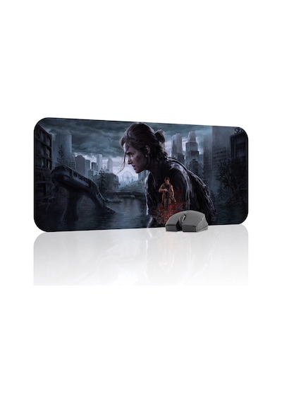 The Last Of Us Kaymaz Dikişli Kauçuk Oyuncu Mousepad V2 - 70x30 Xl Gaming Mouse Pad Fare Altlığı