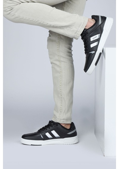 Jump 28693 Siyah - Gri Erkek Sneaker Günlük Spor Ayakkabı Siyah - Gri