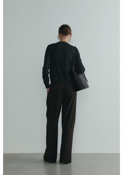 Suud Collection Antrasit Lea Triko Hırka