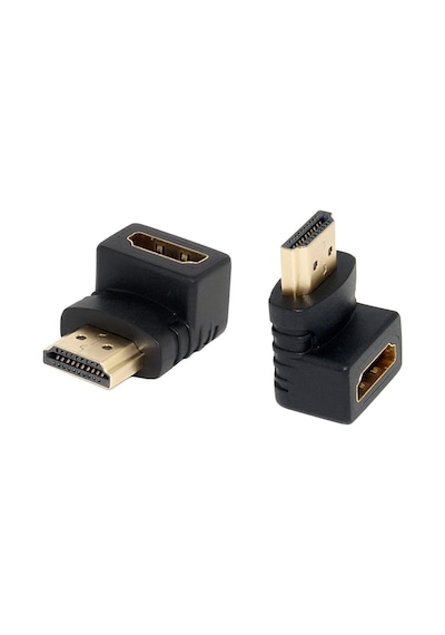 Koodmax Hdmı Dirsek 90 Adaptörü Hdmı Erkek Dişi - Hdmı L Çevirici Uzatma