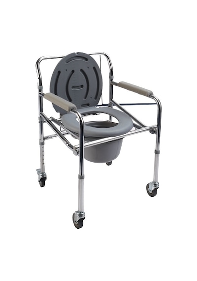 Medikaltec Tekerlekli Klozet Yükseltici Katlanır İthal