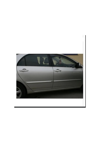Toyota Corolla Uyumlu Sedan Cam Çıtası 2002-2006 4 Parça Paslanmaz Çelik