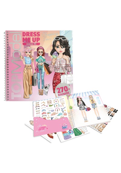 Dress Me Up Alışveriş Turu Kıyafet Çıkartma Defteri Çok Renkli