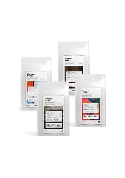 Chroma Coffee Signature Series Çekirdek Kahve Nitelikli Arabica 4 x 250 G