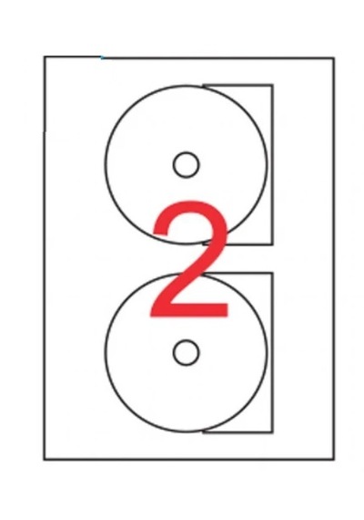 Cd Etiketi 210x297 A4 70 Adet