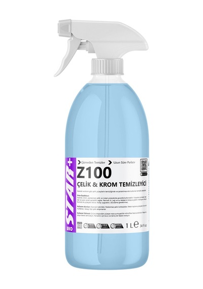 Paslanmaz Çelik Ve Krom Yüzeyler İçin Parlatıcı Ve Temizleyici 1000 Ml