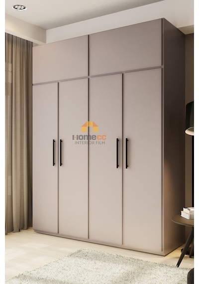 Yapışkanlı Kaplama Folyo 120 Cm Krem Beyaz Ekru Renk Mobilya, Kapı, Duvar, Mutfak Sm - Sm934 120 X 700 Cm