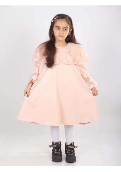 Xo Kids Kız Çocuk Elbise 6-10 Yaş 1620 Pembe