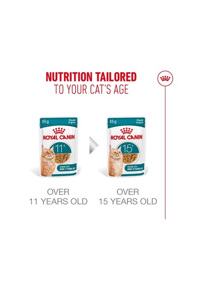 11+ Yaş Gravy Healthy Ageing Yaşlı Kedi Maması Pouch 85 Gr X 12 Adet