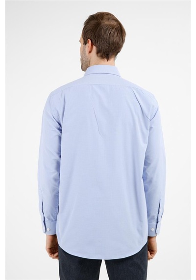 İmza Mavi - Beyaz Kareli Desen Sert Yaka Uzun Kol Cepli Comfort Fit Pamuklu Gömlek 1004255207 Mavi - Beyaz İmza Mavi - Beyaz Kareli Desen Sert Yaka Uzun Kol Cepli Comfort Fit Pamuklu Gömlek 1004255207 Mavi - Beyaz