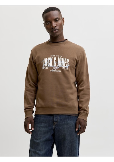 Jack&jones Erkek Göğüs Baskılı Bisiklet Yaka Uzun Kollu Sweatshirt - Aero - 12298492 Cocoa-big Print-1274743 Jack&jones Erkek Göğüs Baskılı Bisiklet Yaka Uzun Kollu Sweatshirt - Aero - 12298492 Cocoa-big Print-1274743