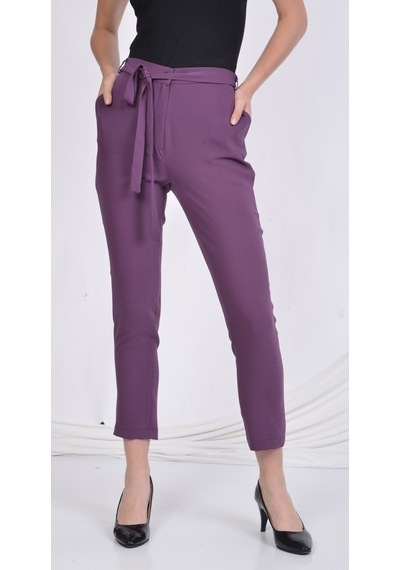 Soralline Kadın Pantolon 1696 Mor Mor
