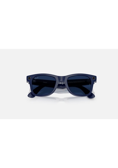 Ray-ban Meta Gen 2 Wayfarer Parlak Mavi Çerçeve - Şeffaf Safir Mavi Renk Geçişli Akıllı Gözlük S:53