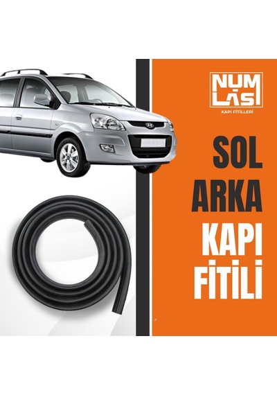 Hyundai Matrix 2009-2010 Sol Arka Kapı Fitili-a Kalite-numlas-nm6276