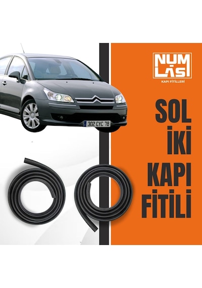Citroen C4 1.nesil Sol Ön Ve Arka Kapı Fitili-a Kalite-numlas-nm3453