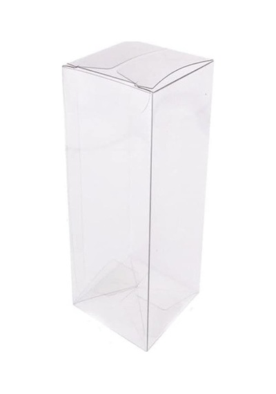 Hobı Şeffaf Asetat Kutu 10'lu - 5x5x20 Cm Diğer