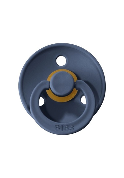 Bibs Colour Kauçuk Emzik 0-6 Ay Steel Blue