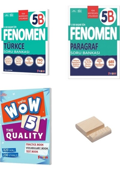 5. Sınıf B Serisi Türkçe Paragraf Ve İngilizce 3lü Set Soru Bankaları