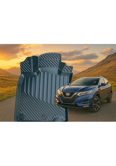 Nissan Qashqai 2014-2019 Uyumlu 3d Oto Paspas Premium