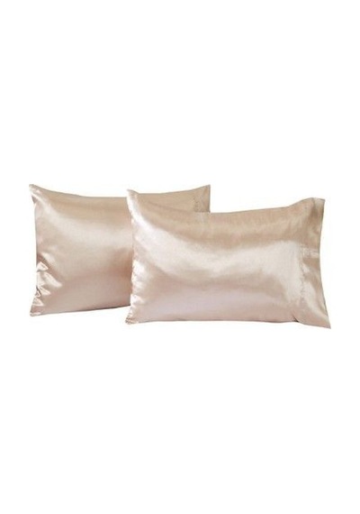 Krem Saten Yastık Kılıfı 50 X 70 2'Li