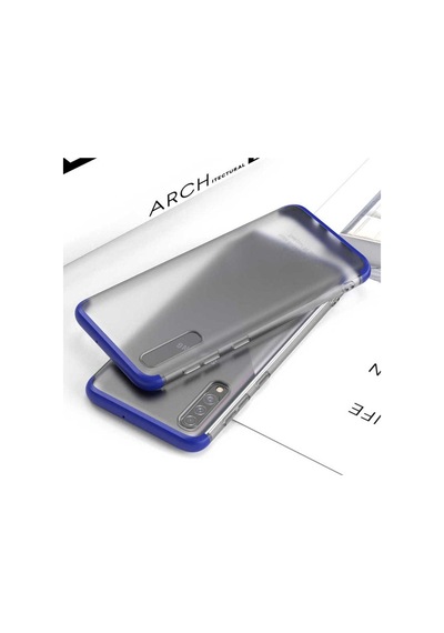 Galaxy A50 Kılıf Zore Nili Kapak Mavi