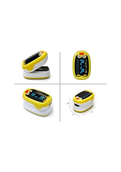 Çocuk Pulse Oksimetre Pediatrik Oximetre 1/12 Yaş Şarjlı Parmakta
