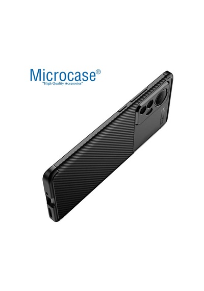 Microcase Xiaomi 12S Pro Maxy Serisi Silikon Kılıf - Siyah