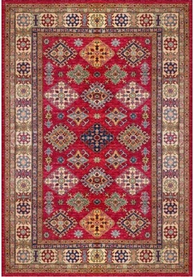 Çam Halı Gloria Td734 Multi Etnik Desen Dokuma Saçaklı Kilim