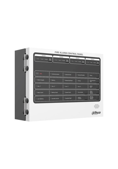 Dahua Hy-c102 4-bölge Yangın Alarm Sistemi 2x12v 5a Akü+ethernet Port