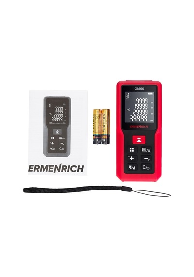 Ermenrich Reel Gm60 Lazer Metre 60 Metre