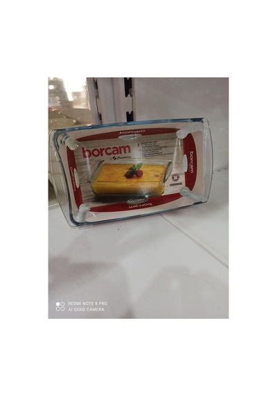 Paşabahçe Borcam Baton 250x115mm Dikdörtgen Midi Fırın Kek Kalıbı 1120 Cc Kutuludur Cam