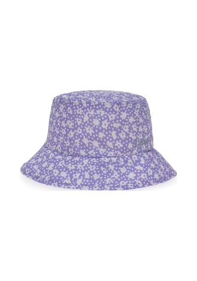 U.S. Polo Assn. Kız Çocuk Lila Desenli Bucket Şapka 50312277-VR034
