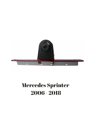 Mercedes Sprinter 2006 - 2018 Uyumlu Fren Lambası Tipi Ip67 Su Geçirmez Arka Geri Görüş Kamerası Twogo Go-i300