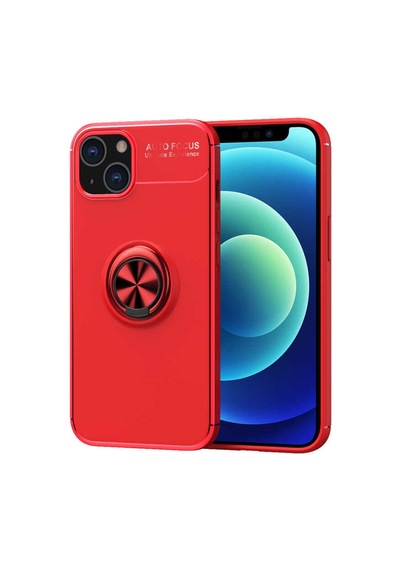 Apple Apple iPhone Uyumlu 13 Kılıf Zore Ravel Silikon Kapak - Siyah-mavi