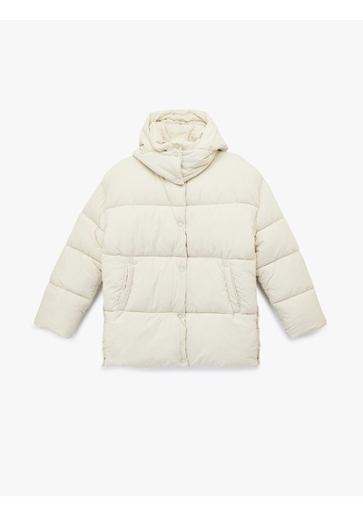Koton Fermuarlı Cepli Çıkarılabilir Kapüşonlu Uzun Kollu Su İtici Oversize Şişme Mont Ekru 6wak00156ew Ekru Koton Fermuarlı Cepli Çıkarılabilir Kapüşonlu Uzun Kollu Su İtici Oversize Şişme Mont Ekru 6wak00156ew Ekru