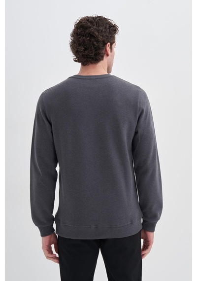 Cazador 5620 Erkek Selanik Sweatshirt Antrasit