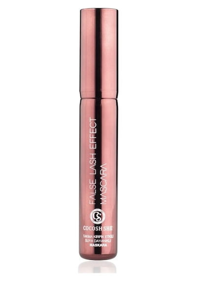 Cocosh She False Lash Effect Takma Kirpik Etkili Ultra Dolgunluk Veren Suya Dayanıklı Maskara, Maximum Hacim - Siyah Diğer
