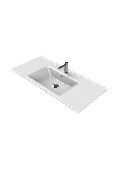 Turkuaz Seramik Cerastyle Arte 85x45 CM Etajerli Lavabo Dolap Hariç