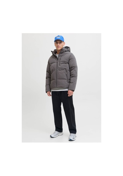 Jack & Jones Gri Erkek Mont 12278792 Jjeowen Puffer Sn Castlerock Jack & Jones Gri Erkek Mont 12278792 Jjeowen Puffer Sn Castlerock