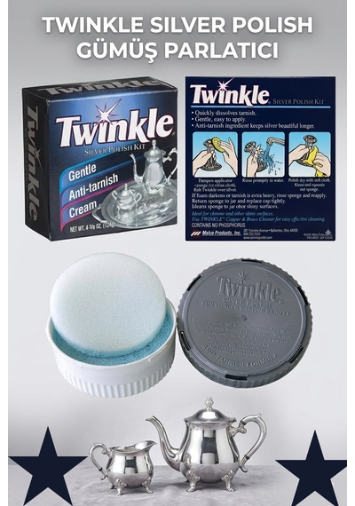 Gümüş Parlatıcısı, Gümüş Cilası Ve Temizleyici Krem 124gr 2 Adet Made In Usa İthal Ürün