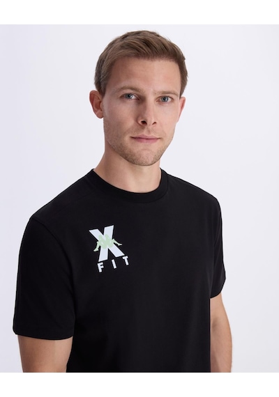 Kappa Kombat Wkt Ecairo Tur Xfit Erkek Siyah Comfort Tişört