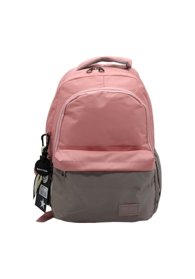 Pudra Vizon Unisex Okul Çantası Su Geçirmez Kumaş Unisex Okul Sırt Çantası 2200 Pembe