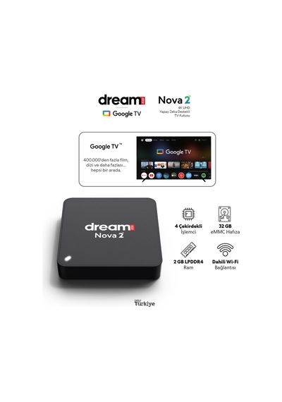 Dreamstar Nova 2 4k Lisanslı Android Tv Box