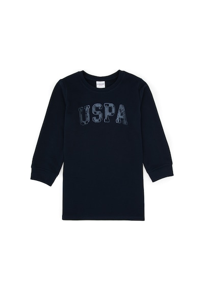 U.S. Polo Assn. Kız Çocuk Lacivert Payet İşlemeli Sweat Örme Elbise 50315624-VR033 U.S. Polo Assn. Kız Çocuk Lacivert Payet İşlemeli Sweat Örme Elbise 50315624-VR033