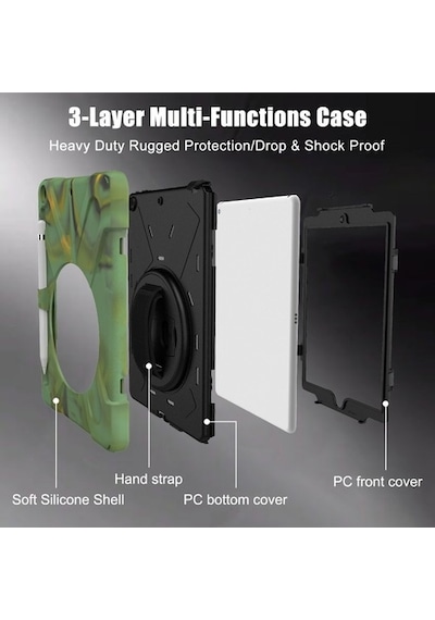 Apple Uyumlu iPad Pro 10.5 Kılıf Defender Case A1701 A1709 A1852