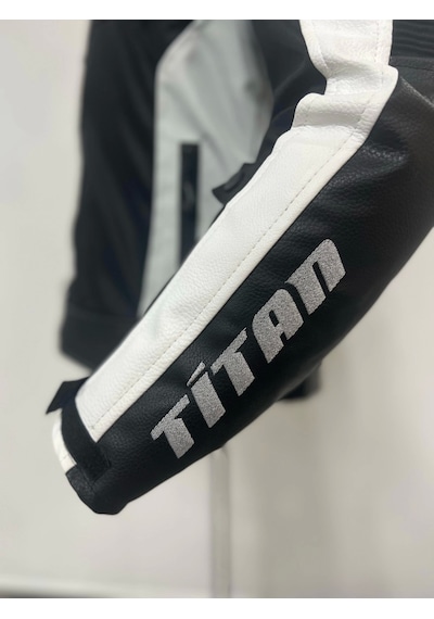 Forte GT Titan Hörgüçlü Motosiklet Montu Beyaz - Siyah