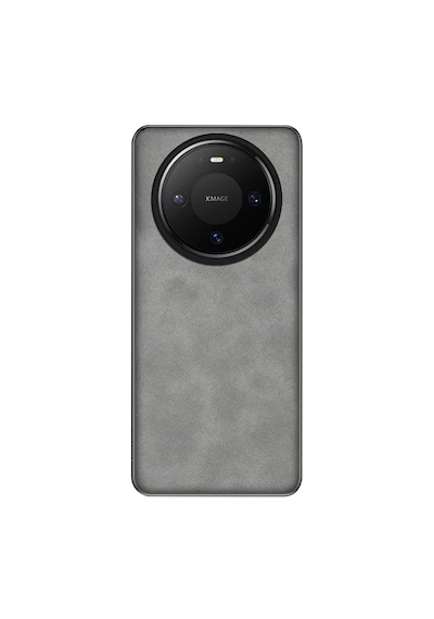 Microcase Huawei Mate 80 Pro Max Deri Kaplama Kılıf Al4970 Gri